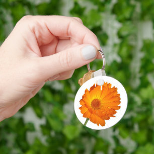 Keychain - Calendula  on Stem