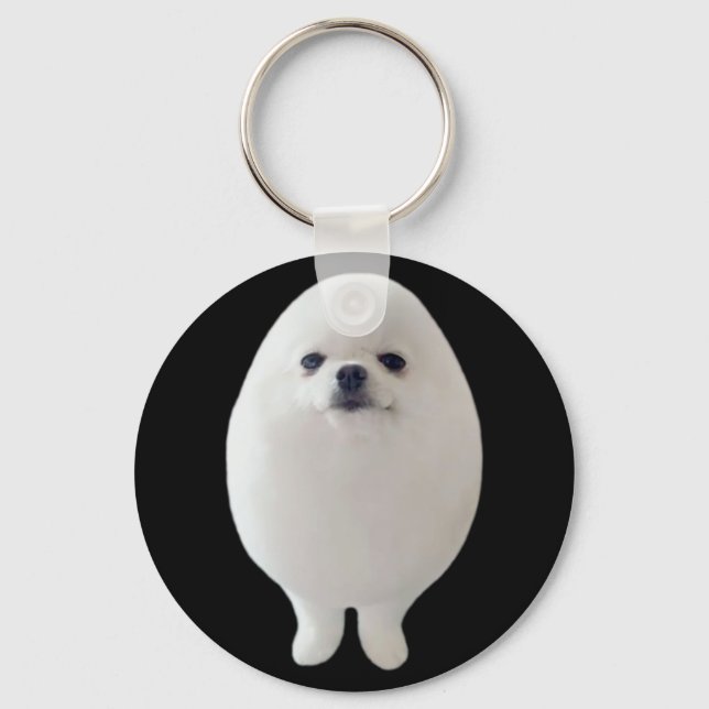 Keychain Egg Dog Meme (Front)