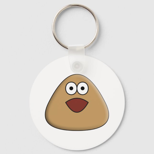 Keychain - Excited Pou (Front)