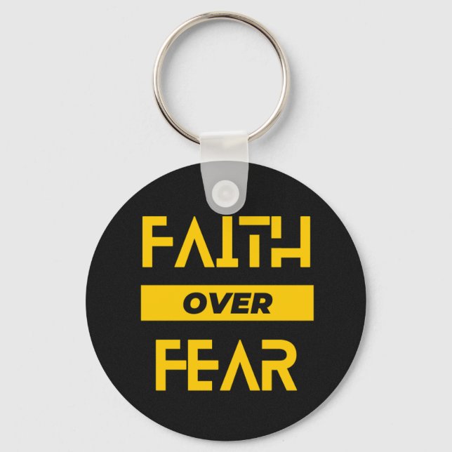 Keychain_FaithOverFear Key Ring (Front)