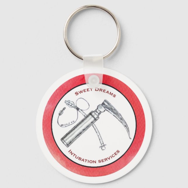 keychain for doctor anaesthesiologist (Front)