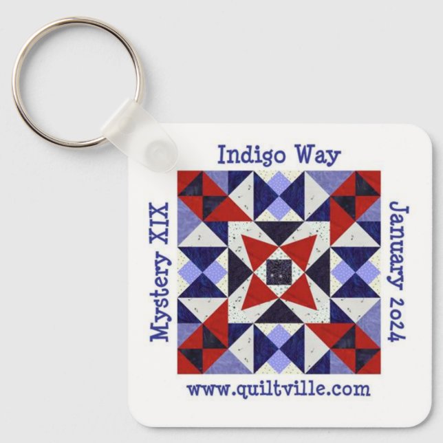 Keychain for Indigo Way (Front)