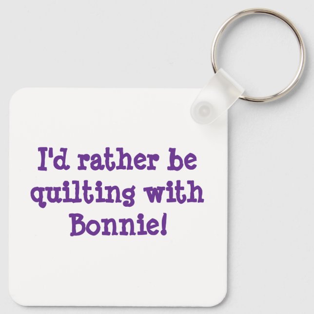 Keychain for Lupine and Laughter (Back)