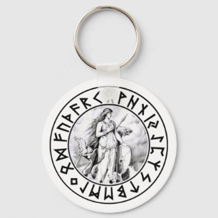 keychain Freya Rune Shield