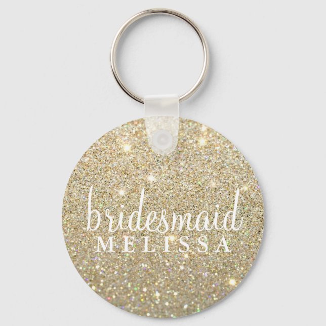 Keychain Glitter Bridesmaid (Front)