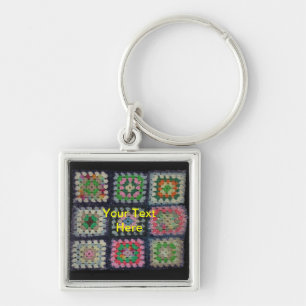 Keychain - Granny Square Afghan