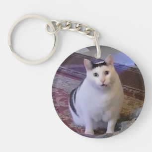 Keychain Huh Cat Meme