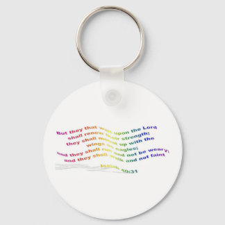 Keychain: Isaiah 40:31 Key Ring
