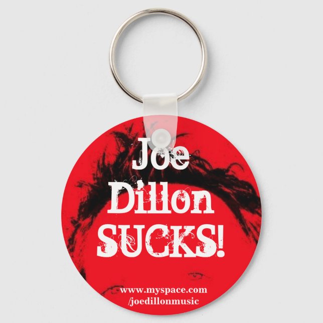 Keychain Joe Dillon SUCKS! (Front)