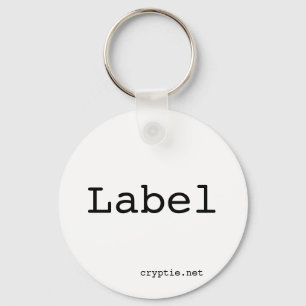 Keychain Label