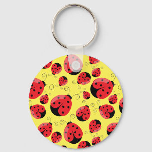 Keychain-Ladybug  Key Ring