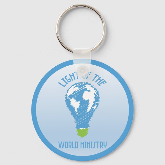 Keychain Light of the World Ministry Logo (Front)