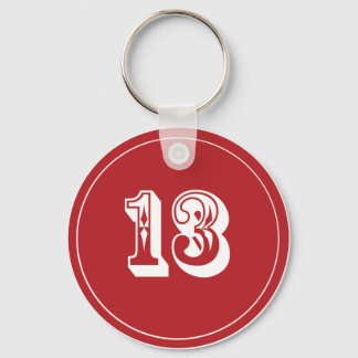 Keychain Lucky 13