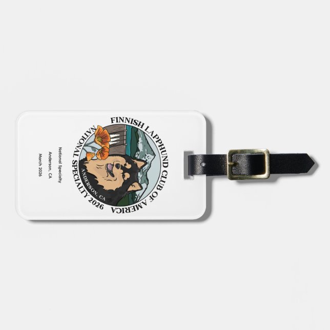Keychain Luggage Tag (Front Horizontal)