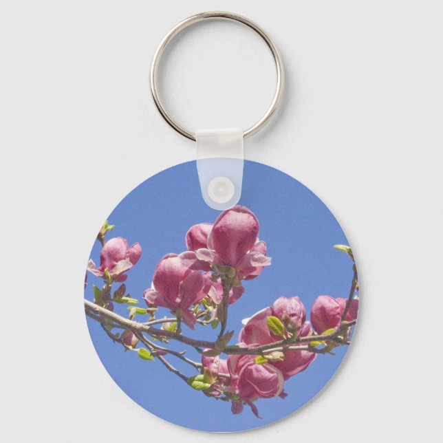 Keychain, "Magnolia Branch" Key Ring (Front)