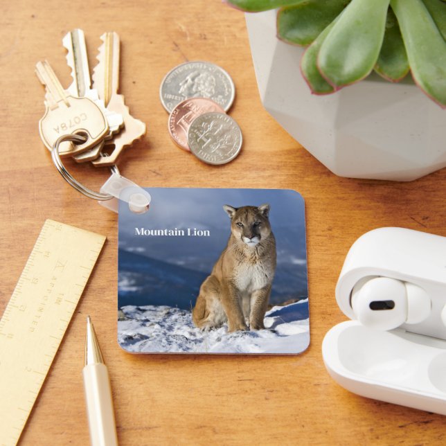 Keychain-Mountain Lion Key Ring (Desk)