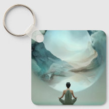 Keychain Mystical Zen Meditation