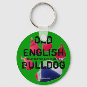 Keychain Old English Bulldog