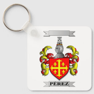 Keychain Perez Surname And Shield