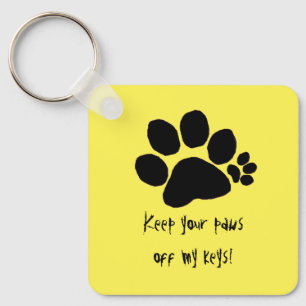 Keychain - Polydactyl Paw Print
