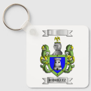 Keychain Rodriguez Surname And Shield