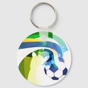 Keychain-Soccer Ball Key Ring