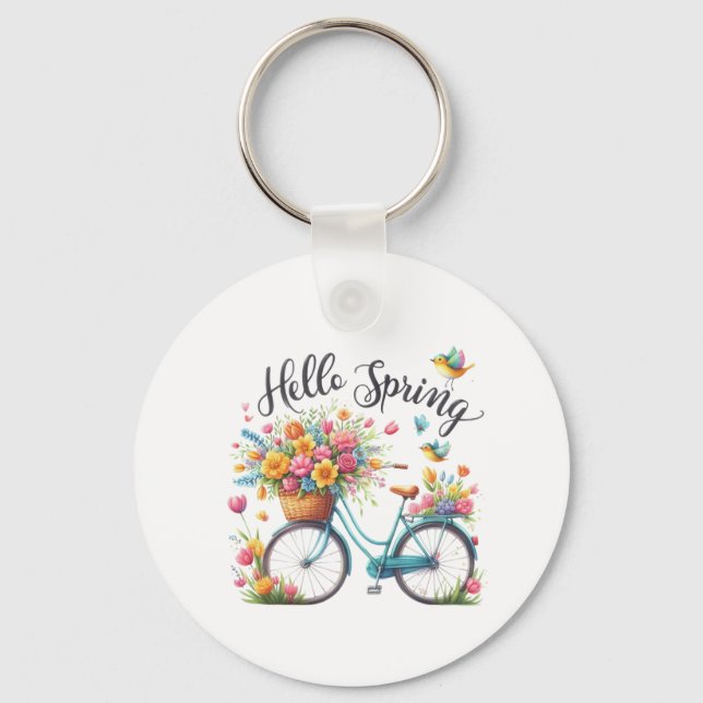 Keychain-Spring Floral Keychain (Front)