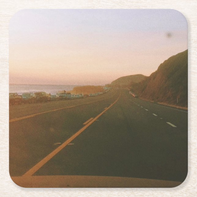 Keychain Square Paper Coaster (Front)