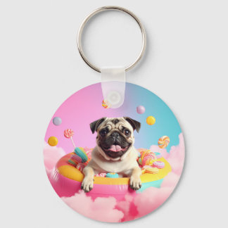 Keychain - Sweet happy mops
