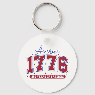 Keychain USA 250th Anniversary Patriotic Keychain