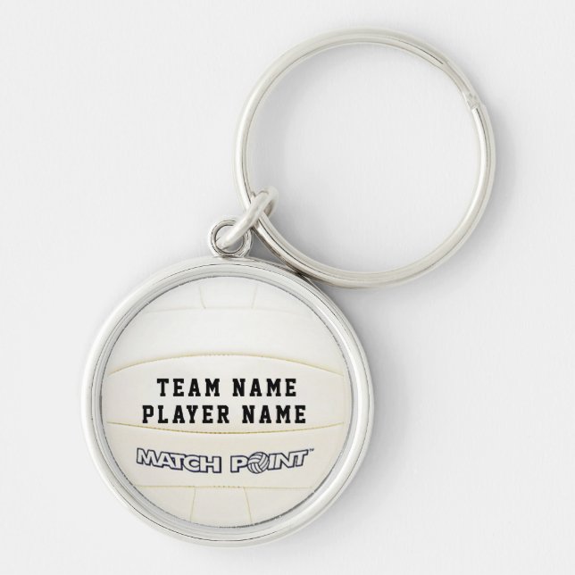 Keychain VOLLEYBALL PLAYER PERSONALISED MATCHPOINT (Front)
