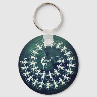 Keychain Warli art Medha Karandikar