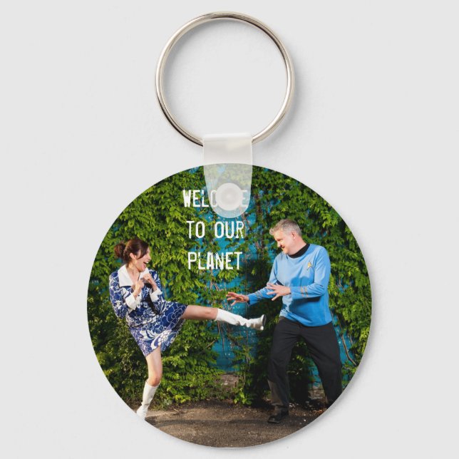 Keychain - Welcome to our Planet (Front)