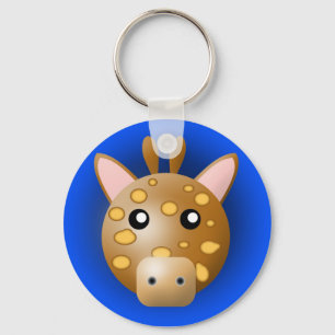 keychain with animal: giraffe