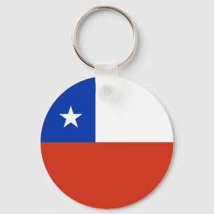 Keychain with Flag of Chile