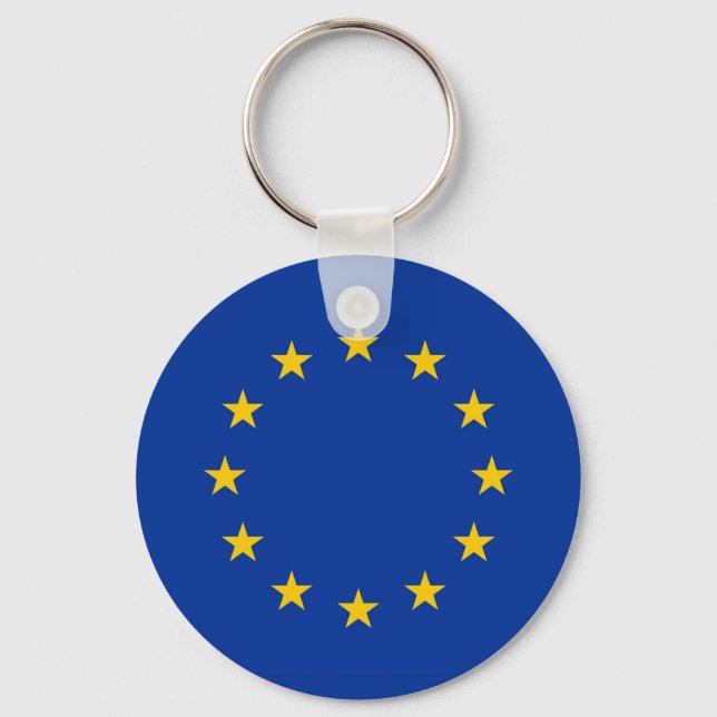 Keychain with Flag of European Union (Front)