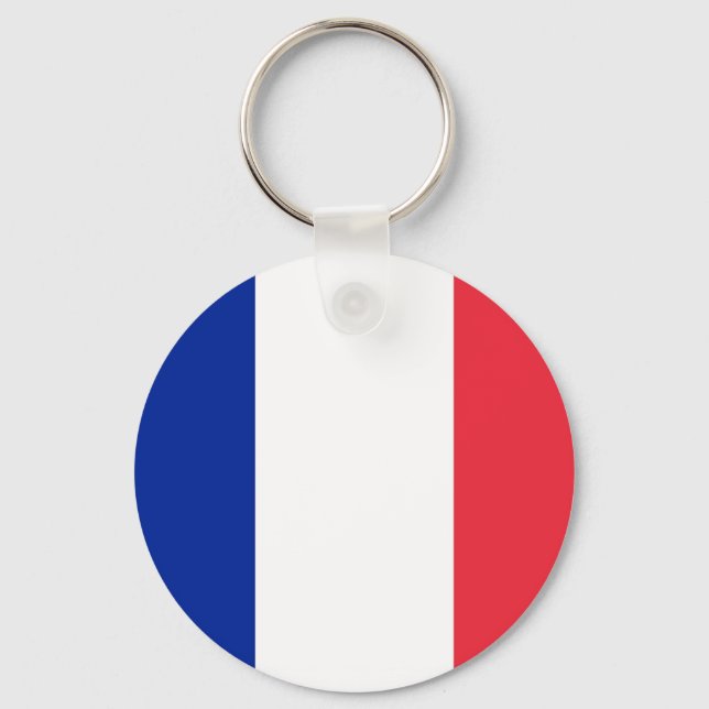 Keychain with Flag of France (Front)