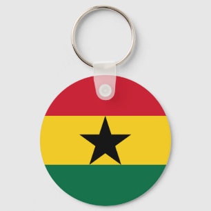 Keychain with Flag of Ghana