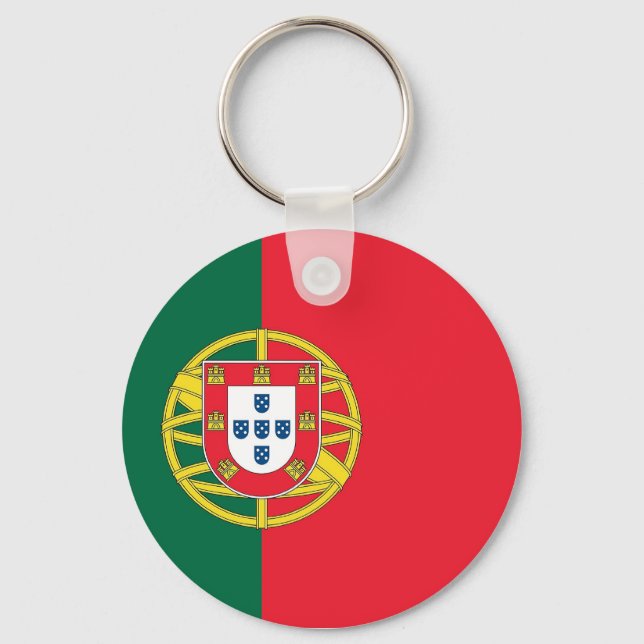 Keychain with Flag of Portugal (Front)