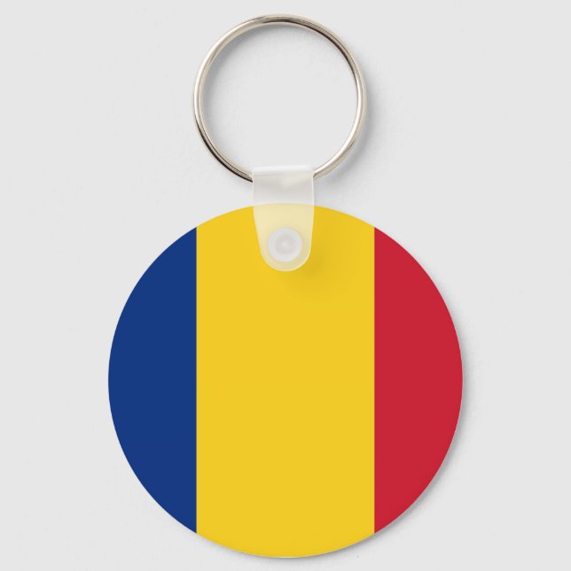 Keychain with Flag of Romania (Front)