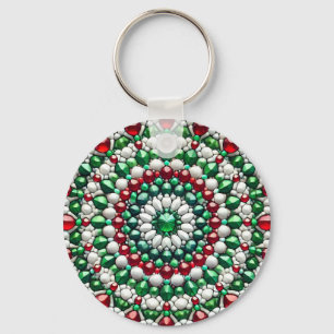 Keychain with Italian Colours Design