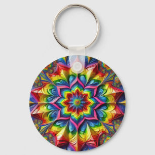 Keychain with LGBTQ Colours Design