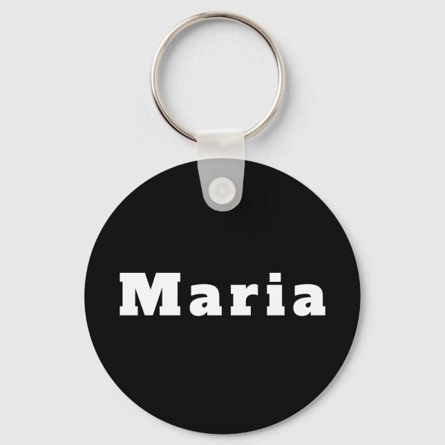 Keychain with name Maria (Front)