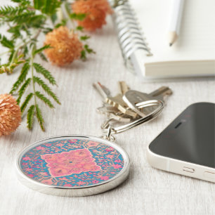 Keychain with Persian pattern design