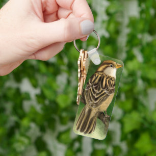 Keychain with Sparrow