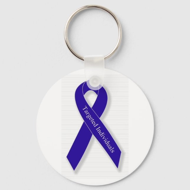 Keychain with the Indigo Ribbon Logo (Front)