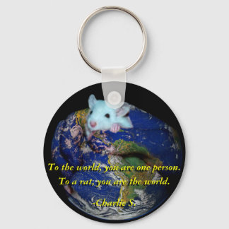 Keychain: World Rat Key Ring