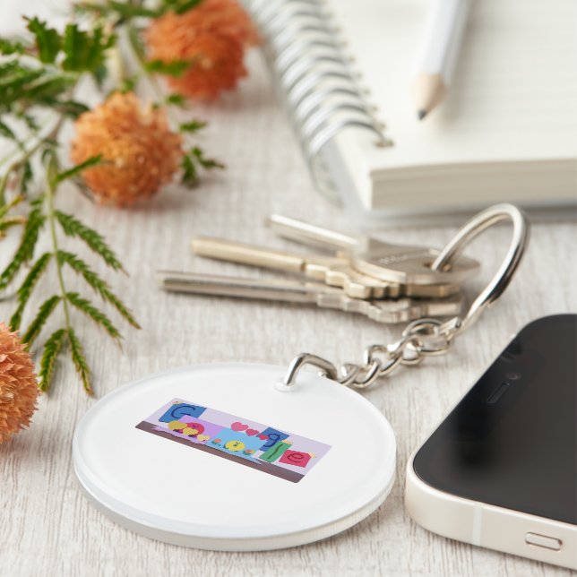 Keychains new desing google 2023 (Front Right)