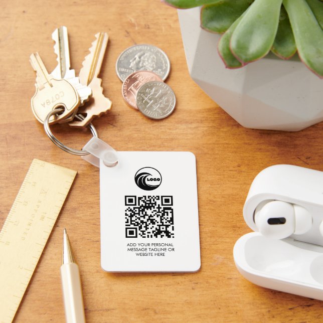 Keychains Professional Business Logo QR Code (Desk)