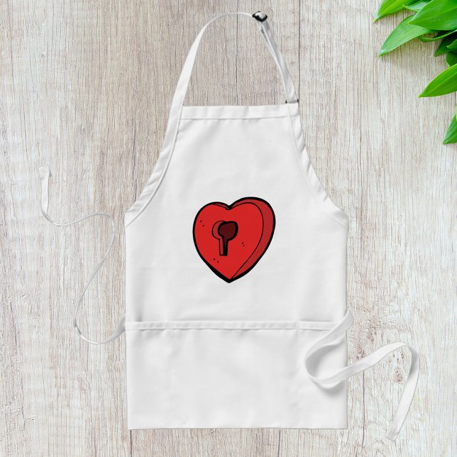 Keyhole Heart Standard Apron (Creator Uploaded)